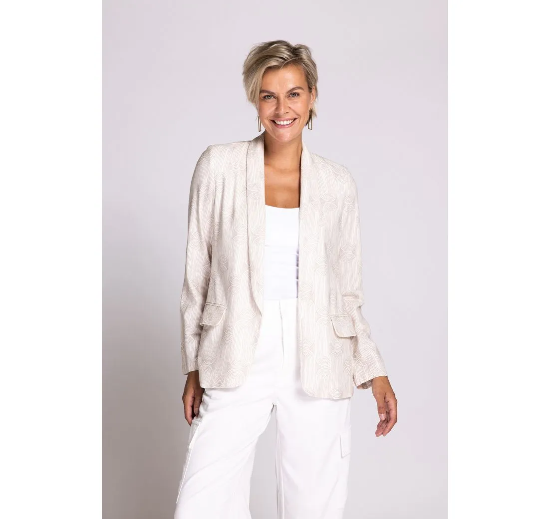 ZHRILL Jackenblazer ZHHELEN mit Reverskragen, Regular Fit