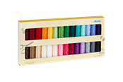 Amann/Mettler Embroidery thread set in basic colors of 28 rl.