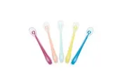 Babymoov Set of 5 silicon spoons 2nd age multicolor