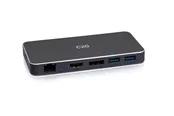 C2G USB-C 7-in-1 Dual Display MST Docking Station with HDMI DisplayPort Ethernet USB and Power Delivery up to 100W - 4K 60Hz - docking station - USB-C - HDMI DP - 1GbE