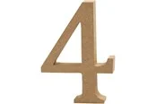 Creativ Company Number 4 MDF 13cm 1pc.