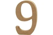 Creativ Company Number 9 MDF 13cm 1pc.