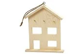 Creativ Company Wooden key box with 3 hooks