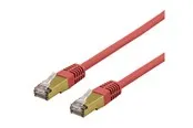Deltaco SFTP-61RAH - patch cable - 1 m - red - Rot - 1 meter