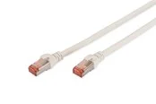 DIGITUS CAT 6 S-FTP Patch Cord - 1m - Weiß - 1 meter