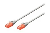 DIGITUS CAT 6 U-UTP patch cord - 0.5m - Grau - 0.5 meter