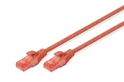 DIGITUS CAT 6 U-UTP Patch Cord - 5m - Rot - 5 meter