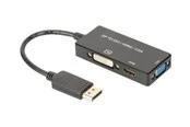 DIGITUS DisplayPort 3in1 Adapter DP/HDMI+DVI+VGA