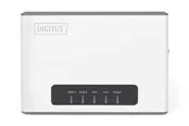 DIGITUS DN-13024 2 Port USB 2.0 Wireless Multi-Functional Network Server 300 Mbps
