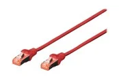 DIGITUS Professional patch cable - 1 m - red - Rot - 1 meter