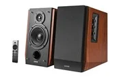 Edifier R1700BTS - 4" Bluetooth Bookshelf Speakers - 66W - Brown