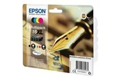 Epson 16XL Multipack - 4 pakker - XL - sort gul cyan magenta - original - blækpatron - Tintenpatrone Cyan