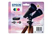 Epson 502 Multipack - 4 pakker - sort gul cyan magenta - original - blækpatron - Tintenpatrone Schwarz