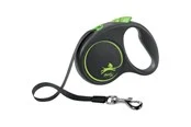 Flexi Black Design S leash 5 m 15 kg green
