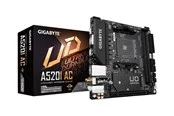 GIGABYTE A520I AC Mainboard - AMD A520 - AMD AM4 socket - DDR4 RAM - Mini-ITX