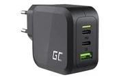 Green Cell power adapter - PowerGaN - USB 2 x USB-C - 65 Watt
