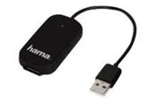 Hama "Basic" Wi-Fi Data Reader - network media streaming adapter - USB 2.0