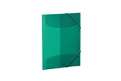 HERMA Elasticated folder A3 PP translucent dark green