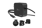 j5create 102W GaN PD USB-C 2-Port Charger with Changeable AC Plugs