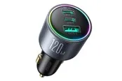 Joyroom Car charger JR-CCN07 3-Port C to C 120 W (Gray)