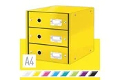 Leitz Click & Store WOW Schubladenset (3 Schubladen) Gelb