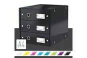 Leitz Click & Store WOW Schubladenset (3 Schubladen) Schwarz