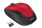 Logitech M235 Drahtlos Mouse - Red - Maus (Rot)