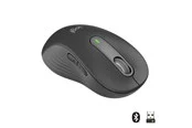 Logitech Signature M650 Large Wireless Graphite (Left Handed) - Maus (Schwarz)