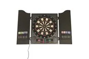 Nordic Games Dartskive elektronisk i dartskab med dartpile NORD