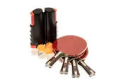 Nordic Games Table tennis set with adjustable net 4 rackets and 6 balls