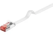 Pro LAN CAT 6 U/FTP flat - Weiß - 0.5 meter