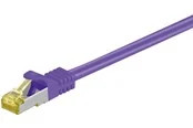 Pro RJ45 patch cord CAT 6A S/FTP (PiMF) 500 MHz with CAT 7 raw cable violet - Lila - 3 meter