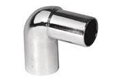 Purus angle 90° 32 mm chrome pp/tpe with tip end