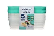 Sistema Frischhaltedosen Nest It 5 Stück 1.9L