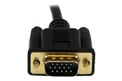 StarTech.com 10ft HDMI to VGA Active Converter Cable HDMI to VGA Adapter - video transformer - sort