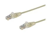 StarTech.com 2.5m CAT6 Cable - Grey Slim CAT6 Patch Cord - Snagless - LSZH - patch cable - 2.5 m - grey - Grau - 2.5 meter