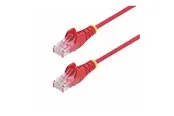 StarTech.com 2.5m Red Slim CAT6 Ethernet Cable Snagless 28AWG LSZH - patch cable - 2.5 m - red - Rot - 2.5 meter