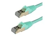 StarTech.com 2m Aqua Cat6a / Cat 6a Shielded Ethernet Patch Cable 2 m - patch cable - 2 m - aqua - Grün - 2 meter