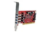 StarTech.com 4 Port PCI SuperSpeed USB 3.0 Adapter Card mit SATA / SP4 Strom