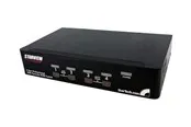 StarTech.com 4 Port USB DisplayPort KVM Switch mit Audio - KVM / Audio / USB Switch - 4 Anschlüsse
