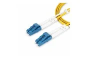 StarTech.com 7m (22.9ft) LC to LC (UPC) OS2 Single Mode Duplex Fiber Optic Cable - patch cable - 7 m - yellow - Gelb - 7 meter