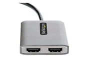 StarTech.com USB-C to Dual HDMI MST HUB Dual HDMI 4K 60Hz USB Type C Multi Monitor Adapter for Laptop w/ 1ft (30cm) cable