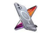 Torras Pstand Series Case for iPhone 16 Plus (Titanium gray)