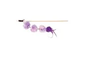 Trixie Playing Rod with Pompom Balls 40 cm assorted colours