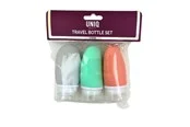 UNIQ Reise Flaschenset - 3 Stk, 60 ml