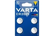 VARTA CR2025 Lithium Coin 4 Pack