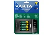VARTA LCD Ultra Fast Charger+ incl. 4 Batt. 2100 m