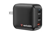 Verbatim Power Adapter - GaN - 2 x USB-C USB - 100 Watt