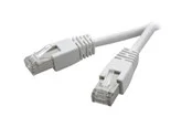 Vivanco CAT 5e network lead 20.0 m grey networking cable - Weiß - 20 meter