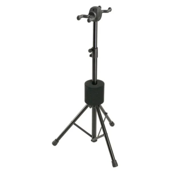 17620 Double Guitar Stand BK